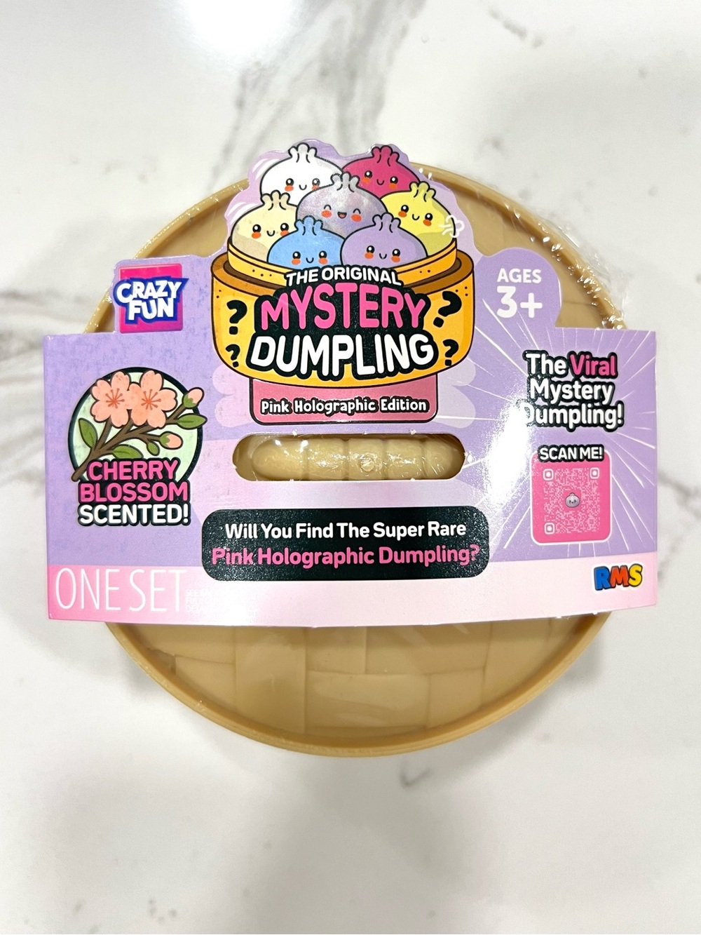 NWT SEALED RMS Mystery Dumpling - Pink Holographic Cherry Blossom Scented